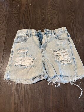 American Eagle Outfitters Light Blue Denim Shorts